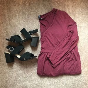 Maroon tunic